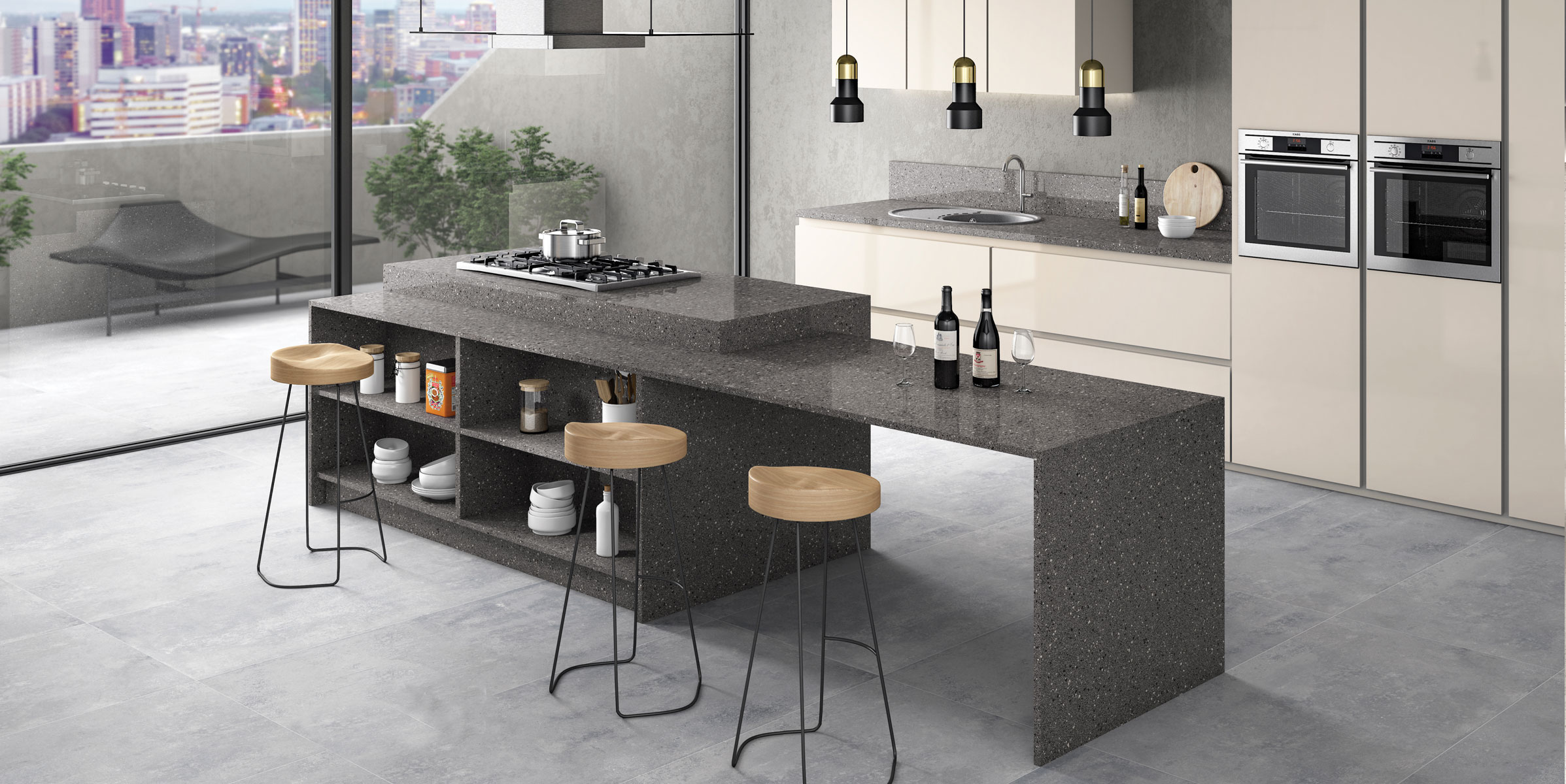 Бесконечная элегантность: керамический слэб STAROTECH STP-ST155 INCOLOR Double Polished - Вид №3