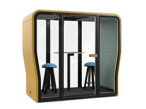 Акустическая офисная кабина со столом