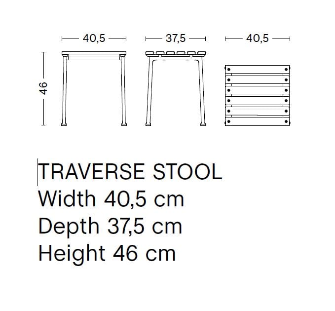 Садовый стул из ясеня Hay Траверс ARCH-00073538 - Вид №3