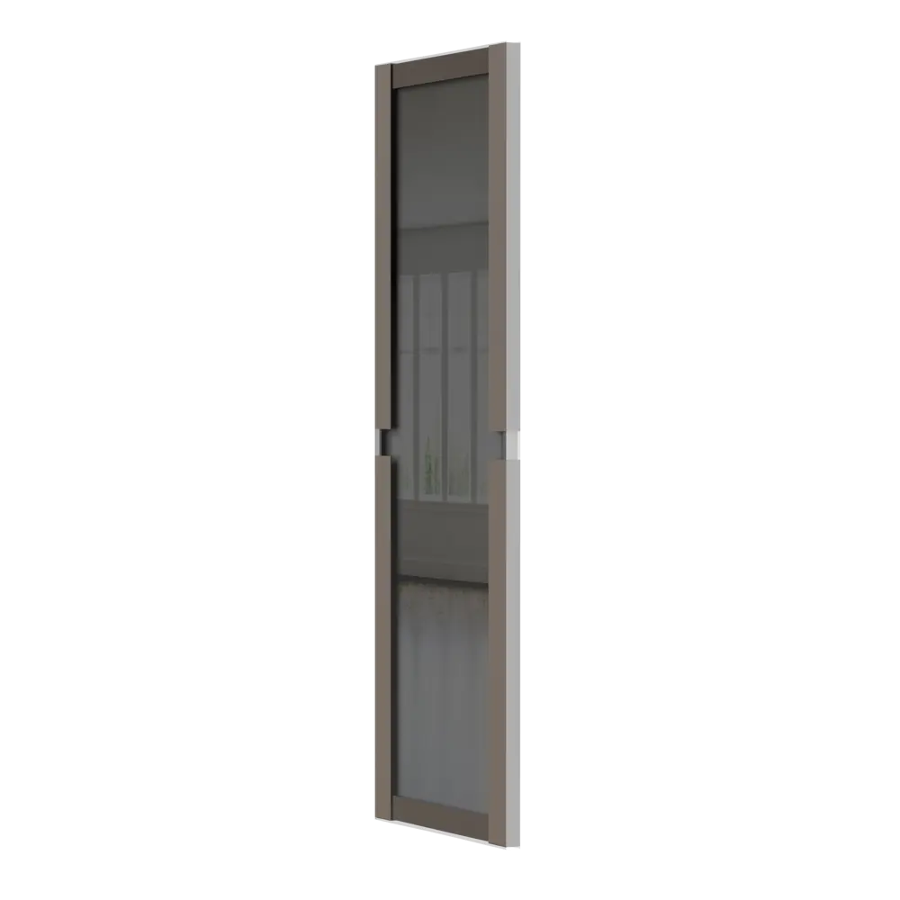 Дверь-купе KONSENSA 225.5x70.4 см с зеркалом профиль матовое серебро STLM-2057024 - Вид №6