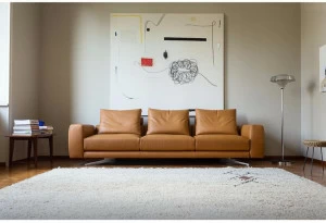 Minimomassimo 3-х местный модульный кожаный диван