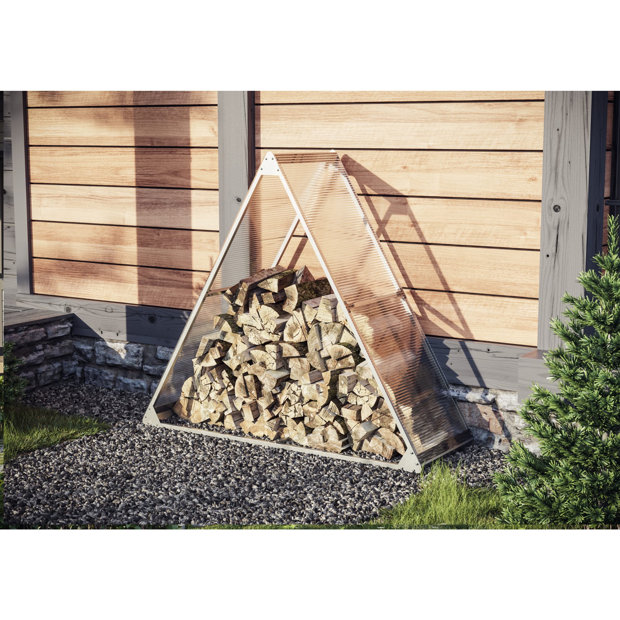 84759518 Дровница 152x55x132 см металл Santreyd  - Вид №1