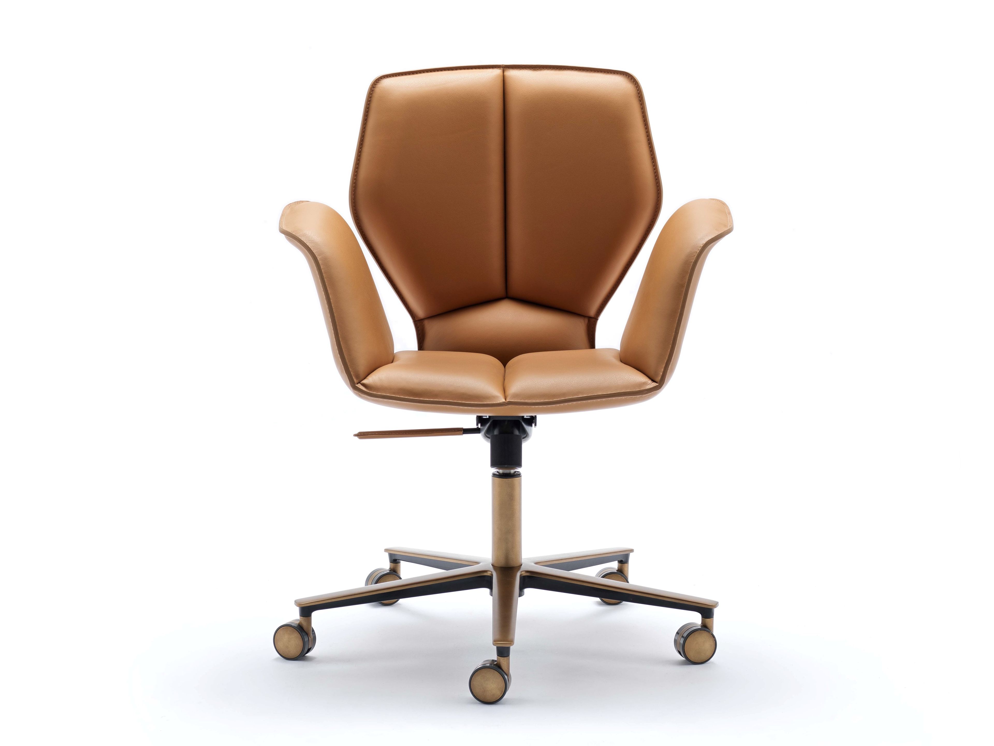 Кожаный офисный стул с 5 спицами Fasem Fosca ARCH-00073931 - Вид №3