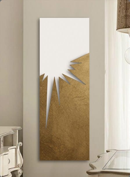 Алюминиевый полотенцесушитель Termo Design двойная пластина-сусальное золото ARCH-00136883 - Вид №24