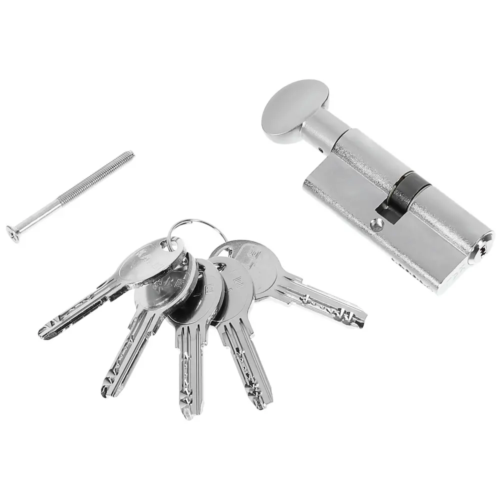 Цилиндр ключ/вертушка 35x35 никель164 SM/70 18804568 STLM-2186679 Santreyd  - Вид №2