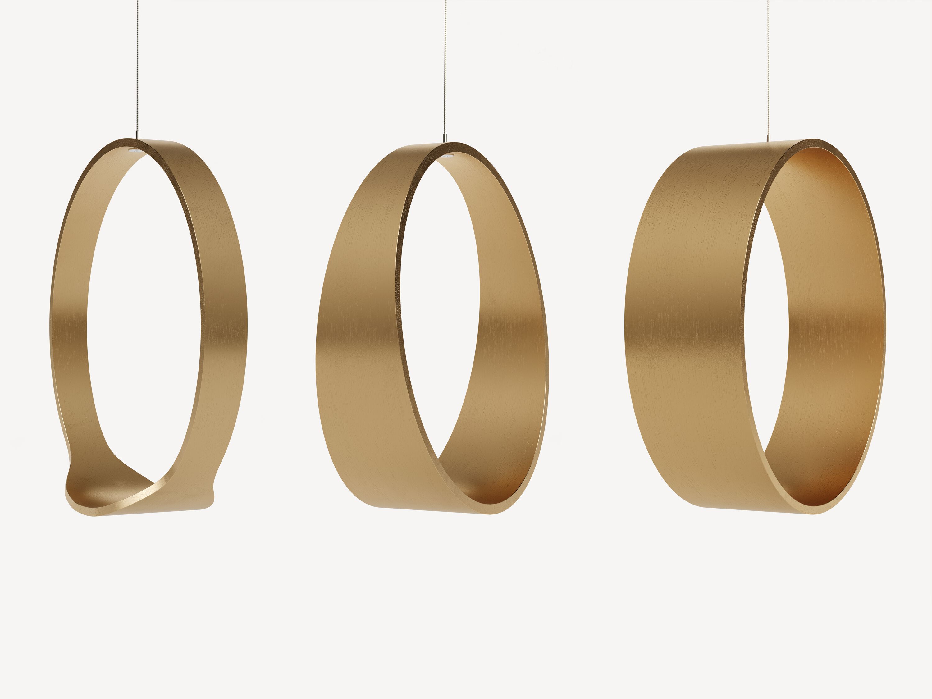 Внутреннее кресло в золотой жидкой отделке Iwona Kosicka Design SWING N.2 ARCH-00006757 - Вид №7