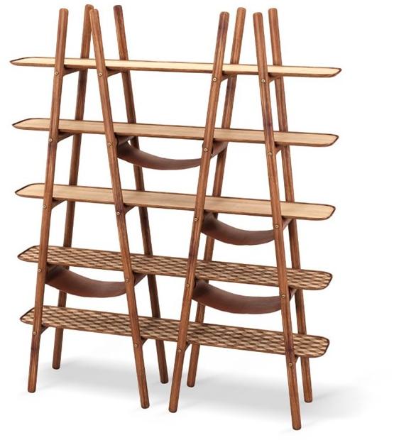 Wood Tailors Club Самонесущая открытая полка из ореха sun-id-1396887 - Вид №1