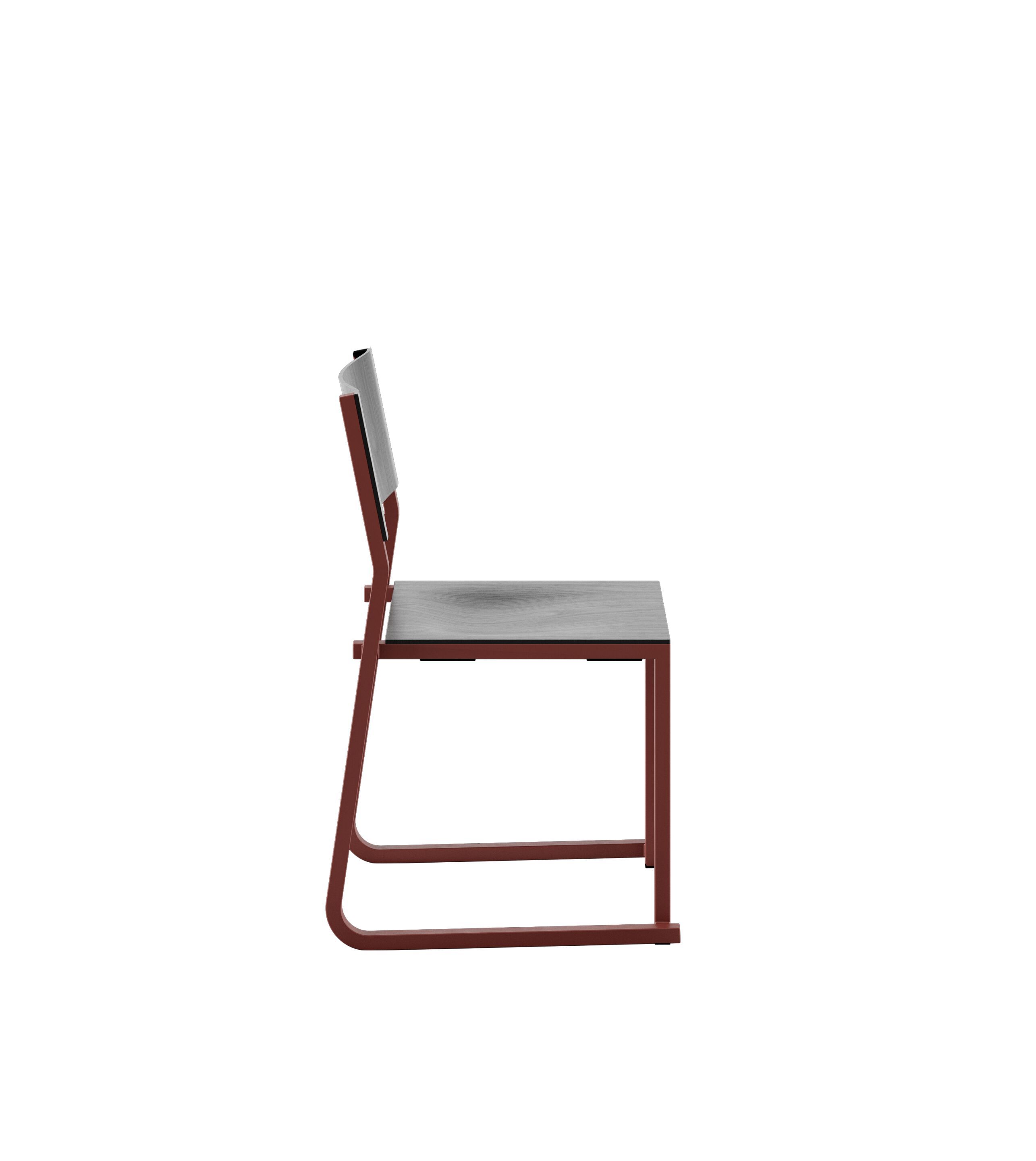 Штабелируемый стул из алюминия и дерева Infiniti GT01 ARCH-00129040 - Вид №4