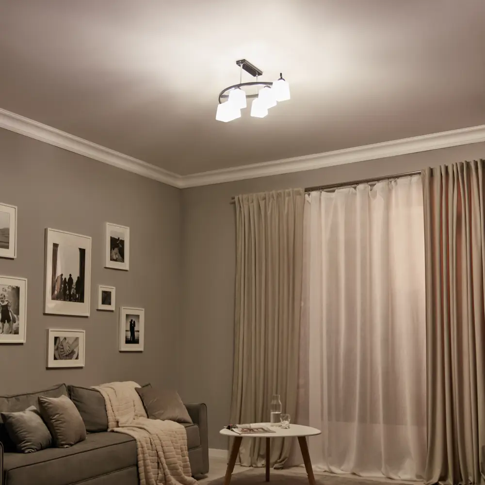 СВЕТУС Люстра потолочная «Люкс» — элегантное черное освещение для гостиной 83147384 STLM-0039327 - Вид №9