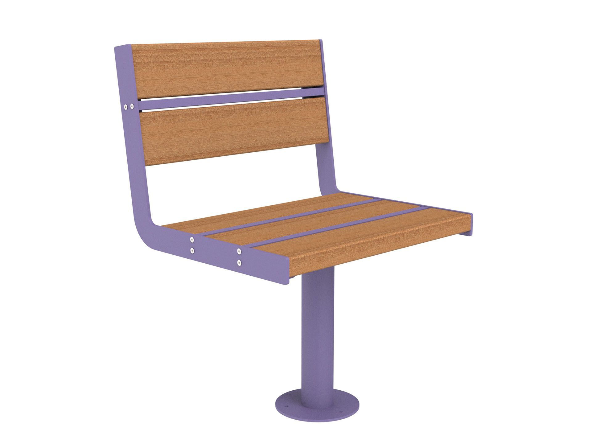 Скамья из окуме со спинкой Lazzari Joy ARCH-00059509 - Вид №4