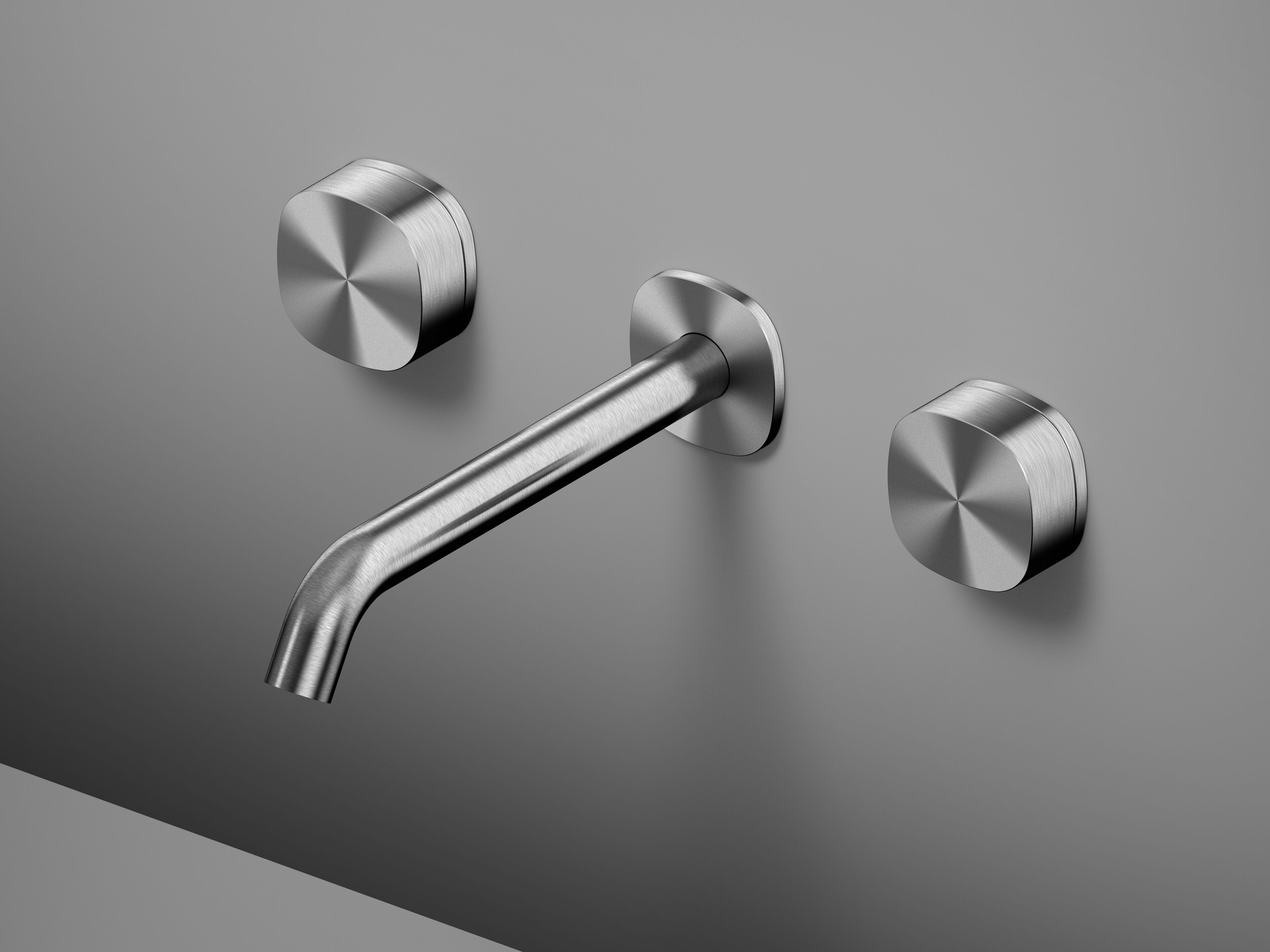 Смеситель для раковины из нержавеющей стали с 3 отверстиями Quadrodesign супер ARCH-00076762