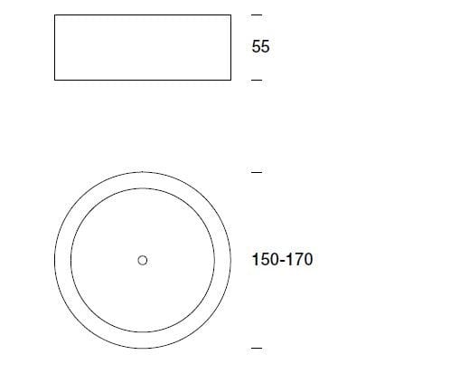Круглая ванна в центре комнаты Corian® Rexa уникальный ARCH-00016836 - Вид №1