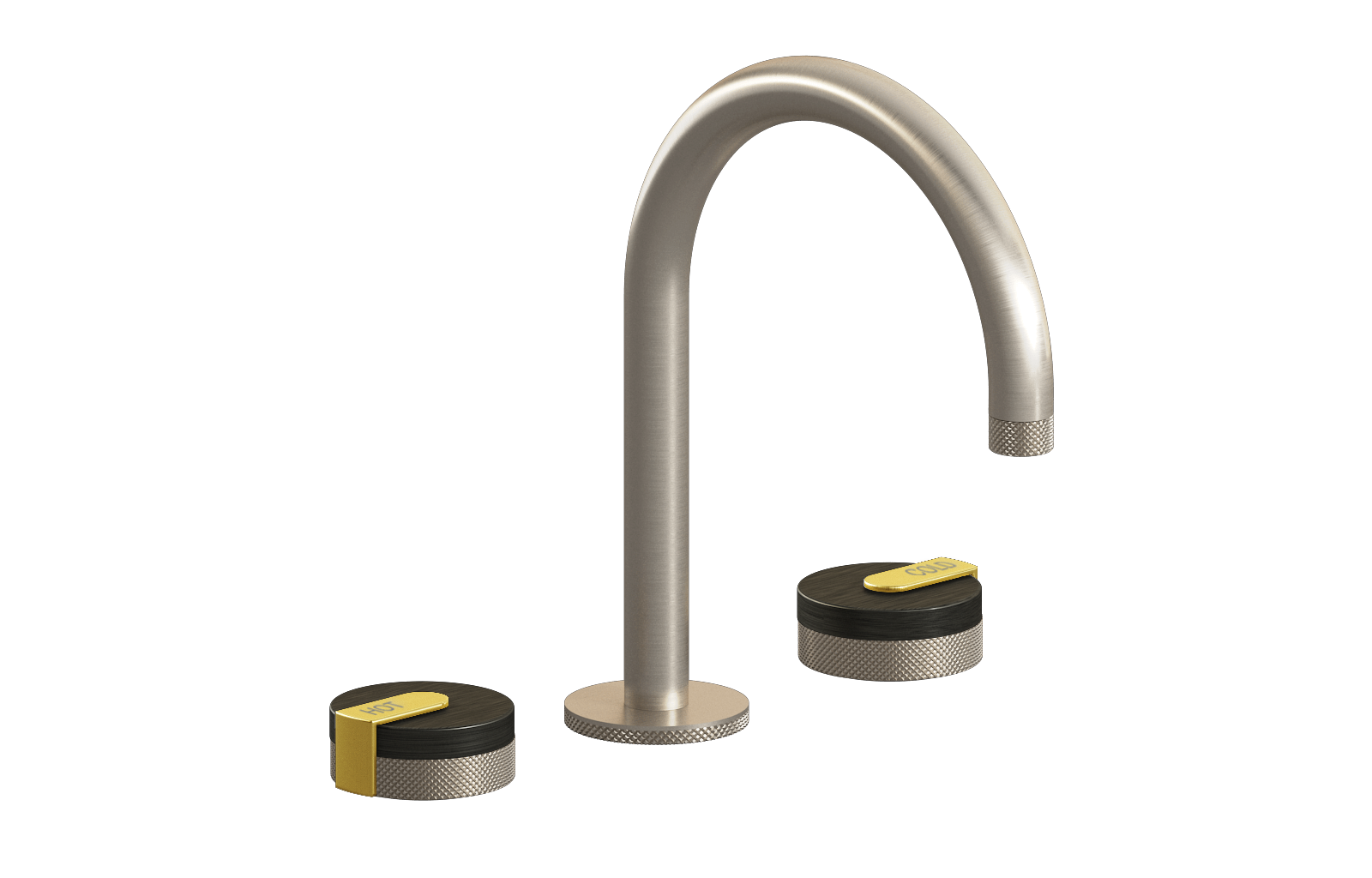 E-11512-R1BOX-L1BB-BNi Смеситель для умывальника на 3 отвертия GRAFF MOD+