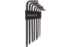 15986648 Набор Г-образных ключей торкс 7 шт. Т10-Т40, L=150mm SGT-007 Dollex
