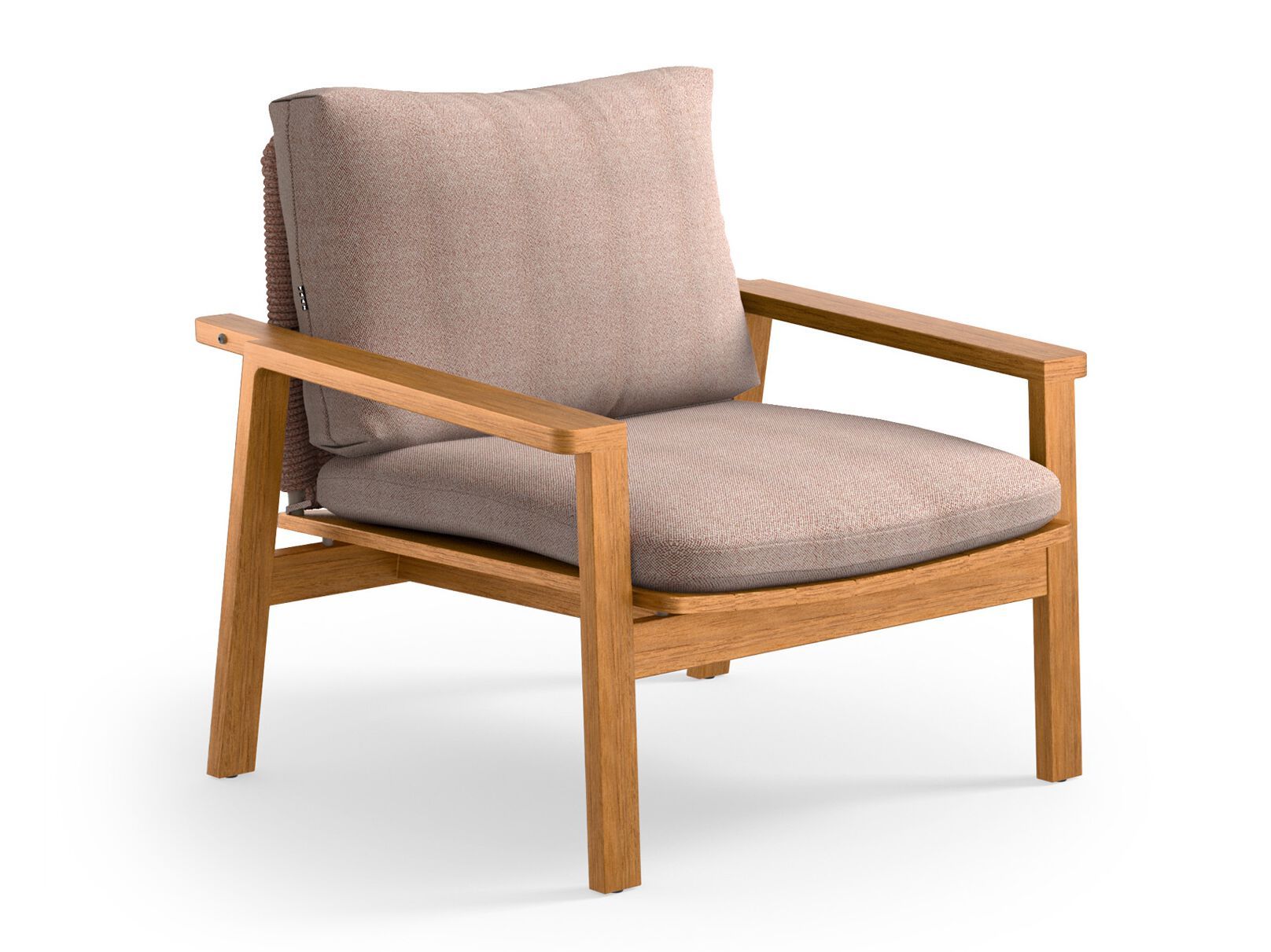 Садовое кресло из тикового дерева с подлокотниками YAAZ Denk ARCH-00026564