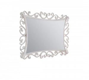 Gentry Home Адель Mirror hand carved wood frame Пыльно-белый GH103014
