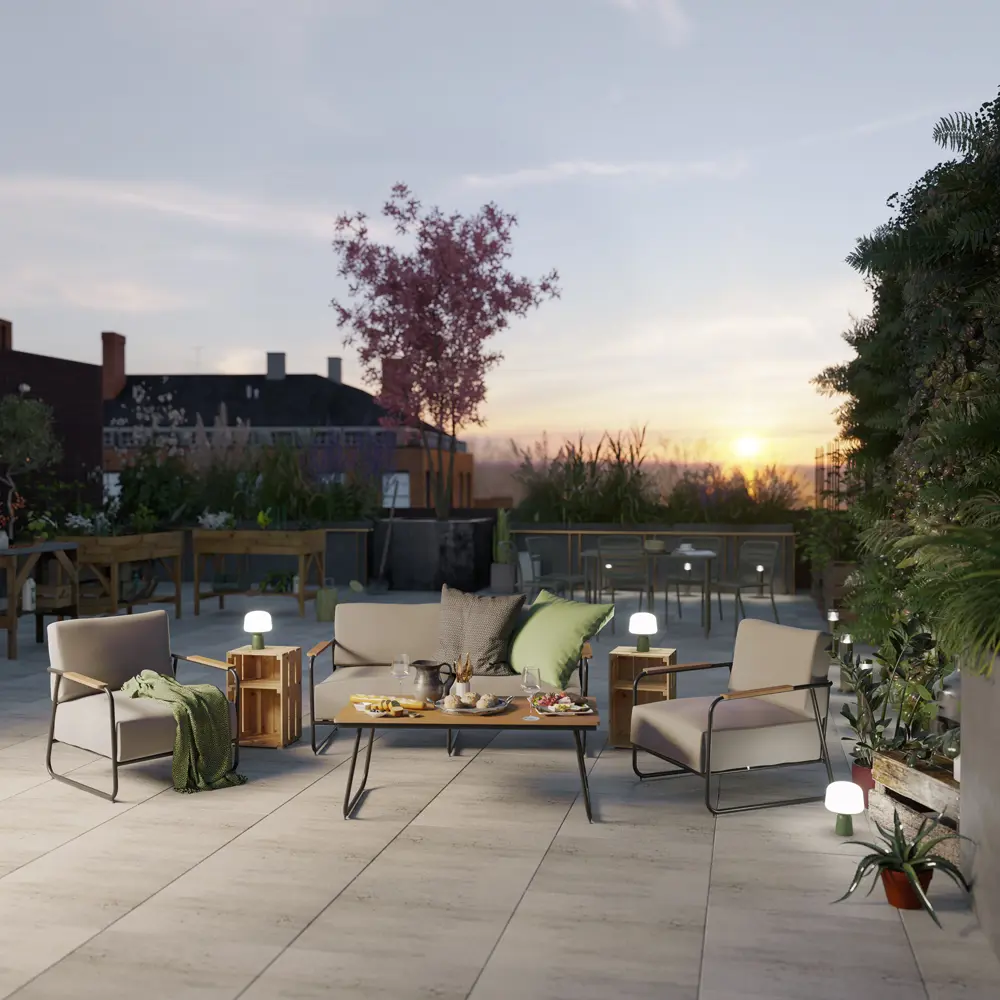 Светильник мобильный светодиодный Inspire Luno USB IP44 цвет хаки Santreyd STLM-2142229 - Вид №11