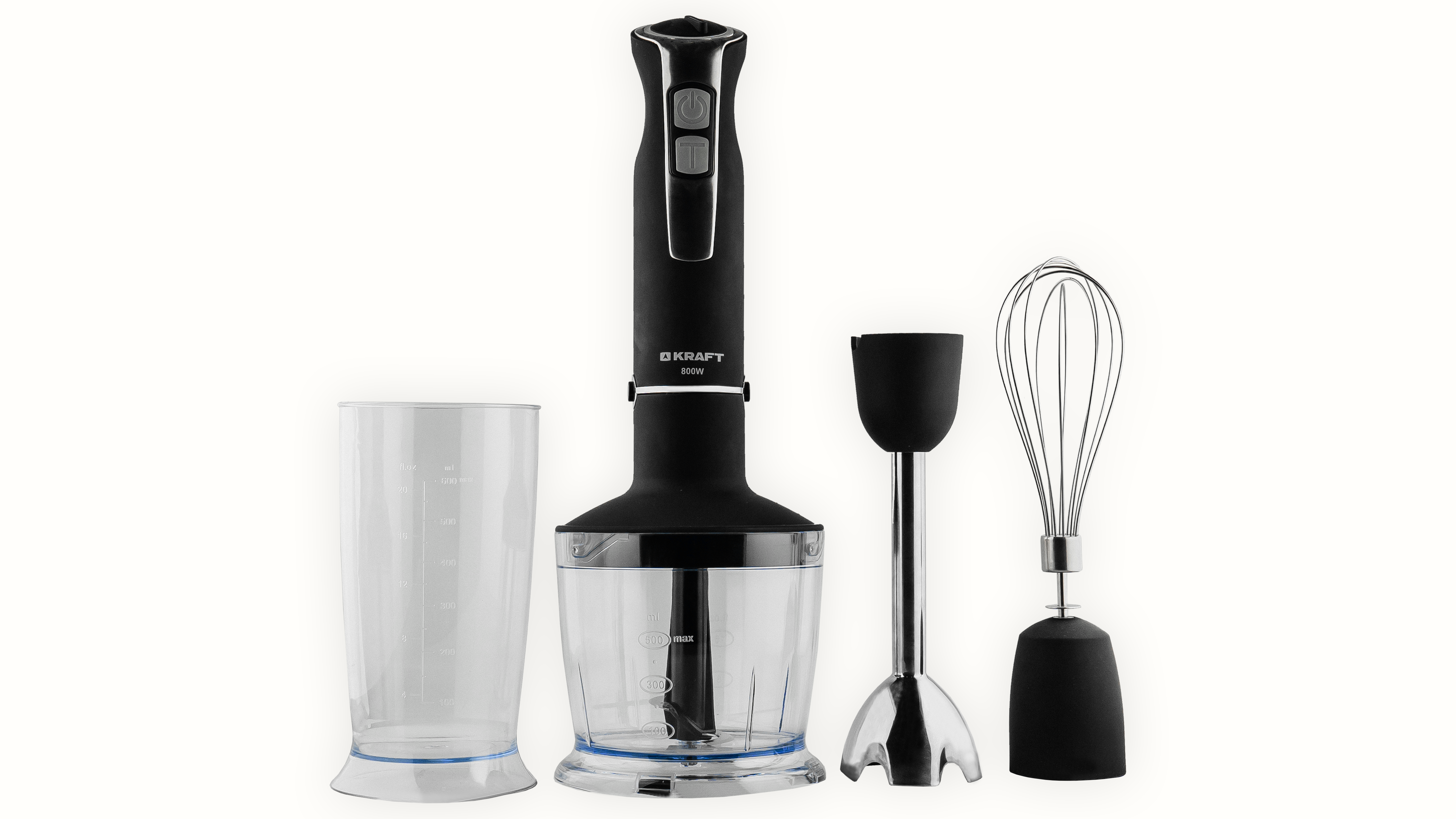 5350768 Блендер погружной Kraft KF-HB8001SPBL черный STDN-0122938