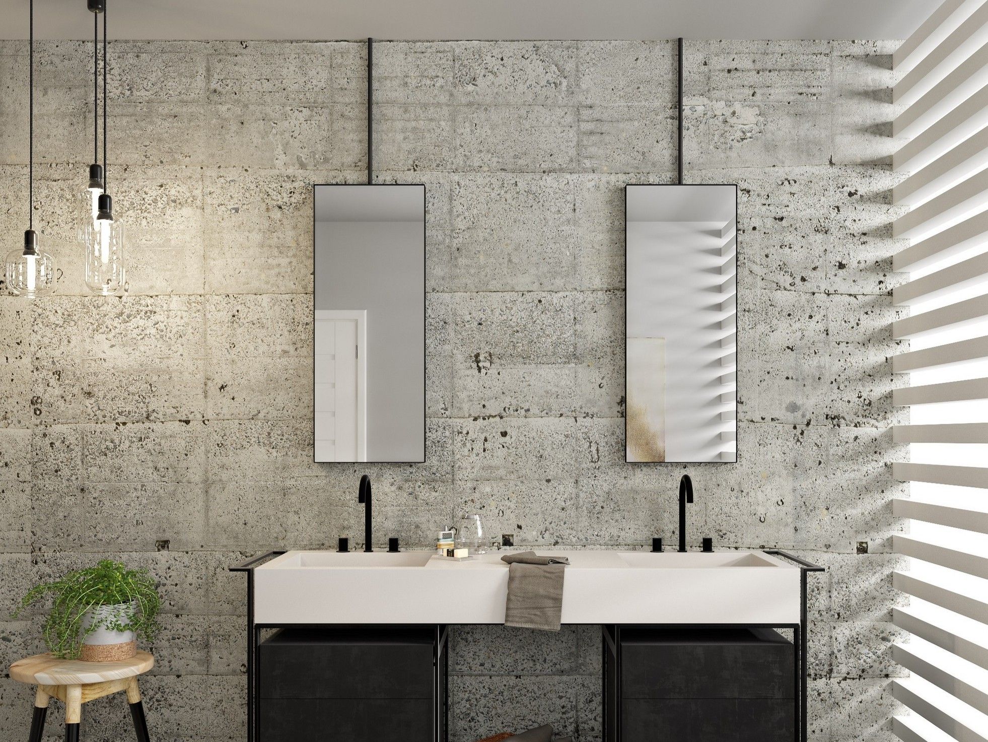 Прямоугольное зеркало с рамой стены DDL форма ARCH-00056005 - Вид №1