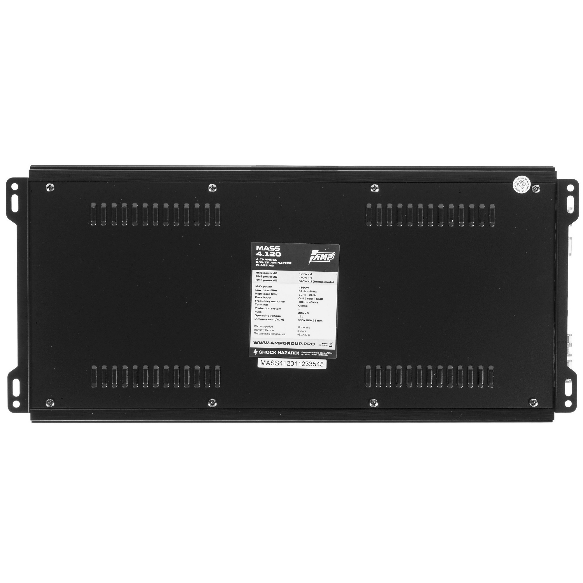 5450995 Усилитель AMP MASS 4.120 STDN-0127819 - Вид №3