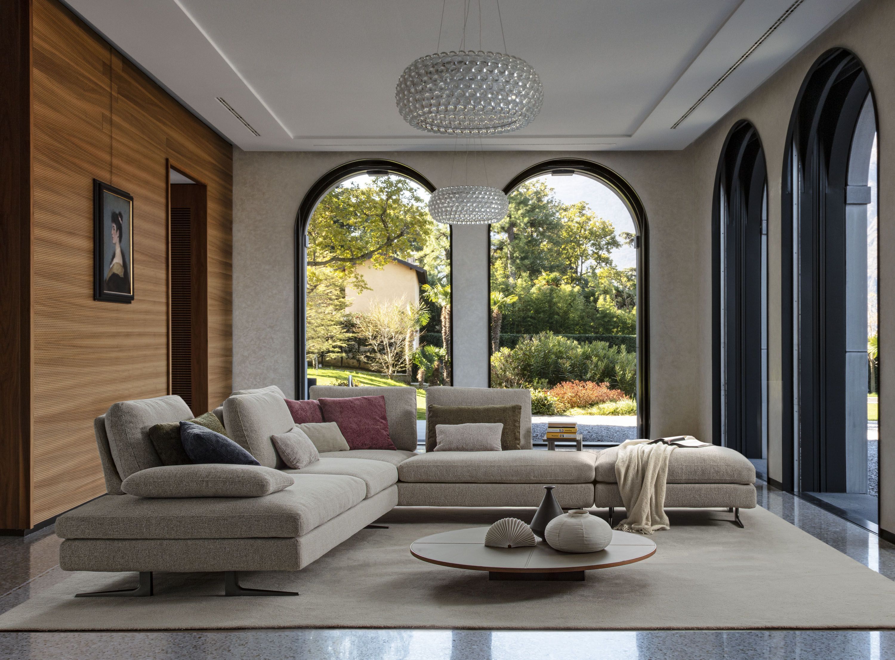 Угловой съемный диван из ткани GRUPPO FOX день Фокса ARCH-00032623 - Вид №2