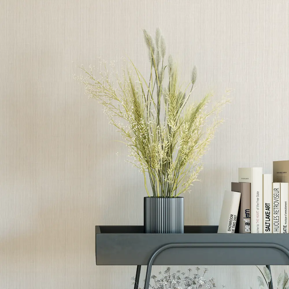 Флизелиновые обои Palitra Family Doris - светло-бежевые для элегантного интерьера 89363075 STLM-0835641 - Вид №3