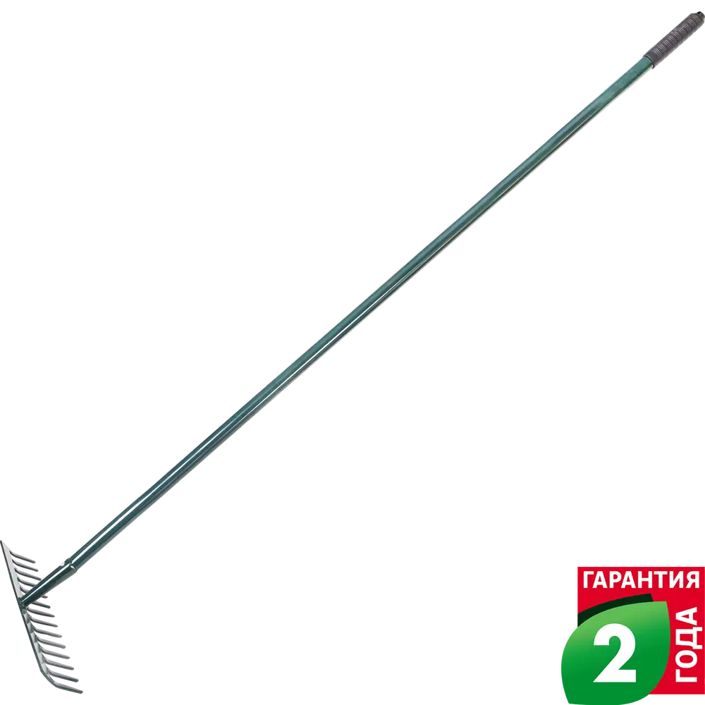 14263506 Грабли прямые Geolia 14 зубьев 141 см, сталь, с черенком STLM-0004664