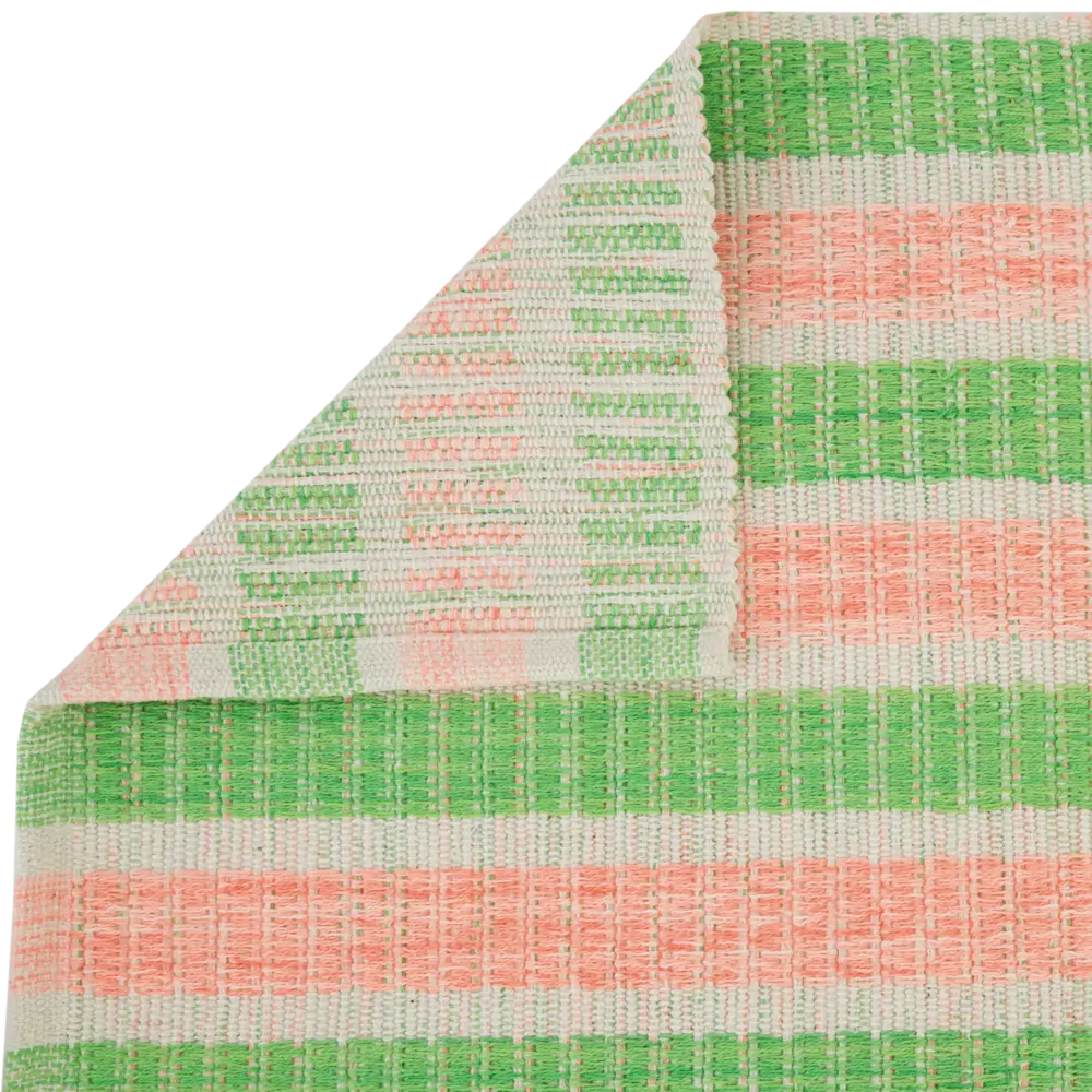 Коврик Полоска 60x90 см хлопок цвет зеленый CTIM STLM-2036852 - Вид №3