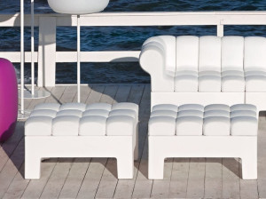 Прямоугольный садовый пуф