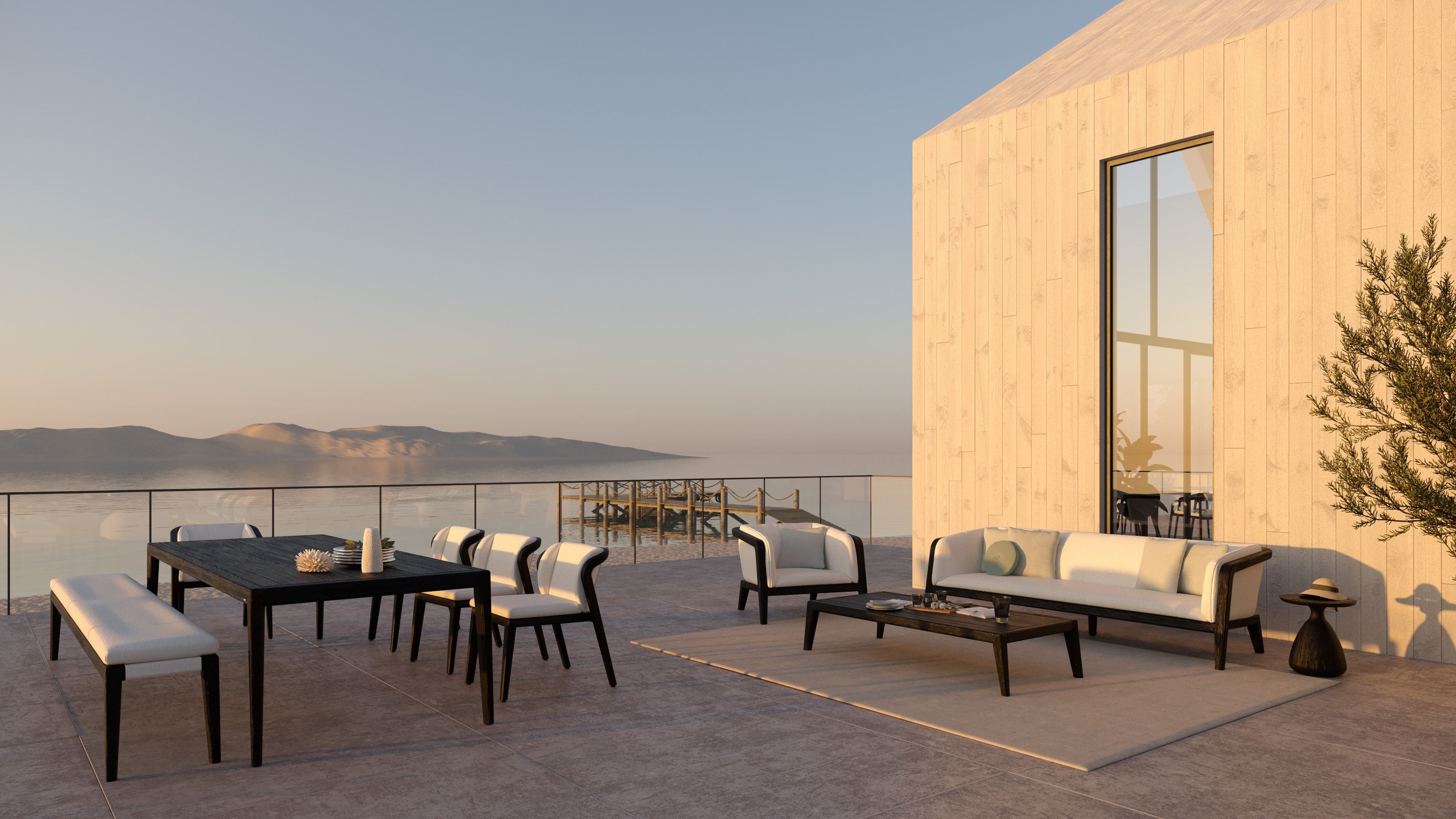 Тканевое садовое кресло с подлокотниками MANUTTI Sunrise ARCH-00071016 - Вид №1