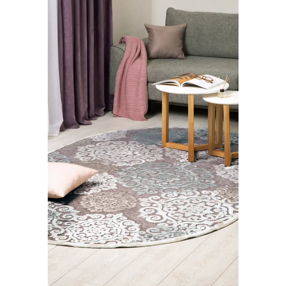 Ковер вискоза Genova 001-655590 160x230 см цвет бежевый RAGOLLE STLM-2037335 - Вид №4