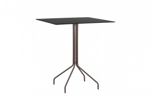 107259 Высокий стол со столешницей Compact 90 x 90 см Point Weave