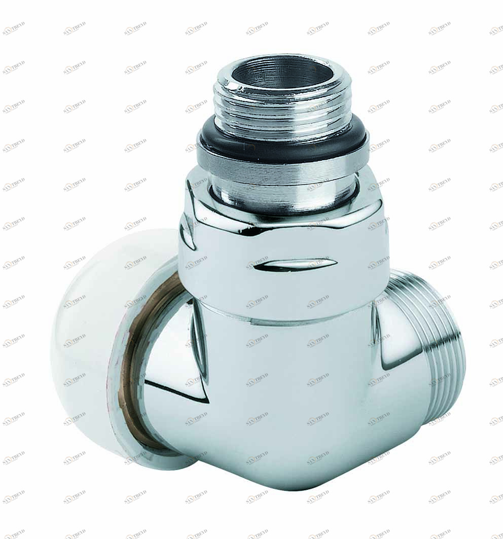 Carlo Poletti V75101JDX Держатель коаксиальный, правый или левый с соединением под стальную трубу 