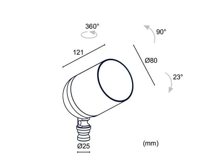 Алюминиевый светодиодный световой столб L&L Luce&Light Pivot B ARCH-00114124 - Вид №3