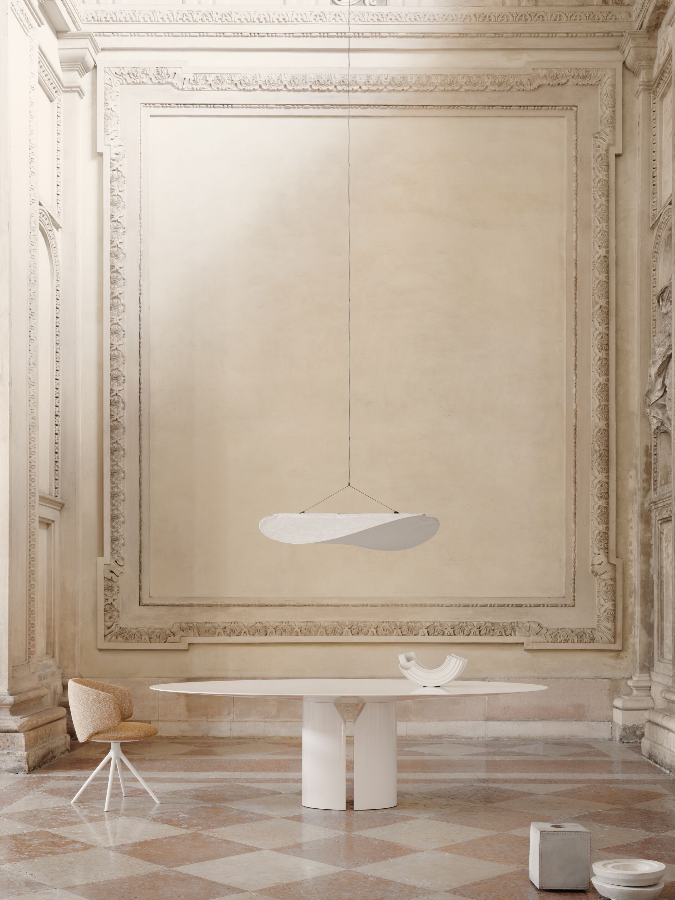 Деревянный поворотный стул с мягким сиденьем MDF Italia Universal Collection ARCH-00067711 - Вид №2