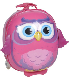 LG-14OW-P01 Детский чемодан Pink Owl Bouncie