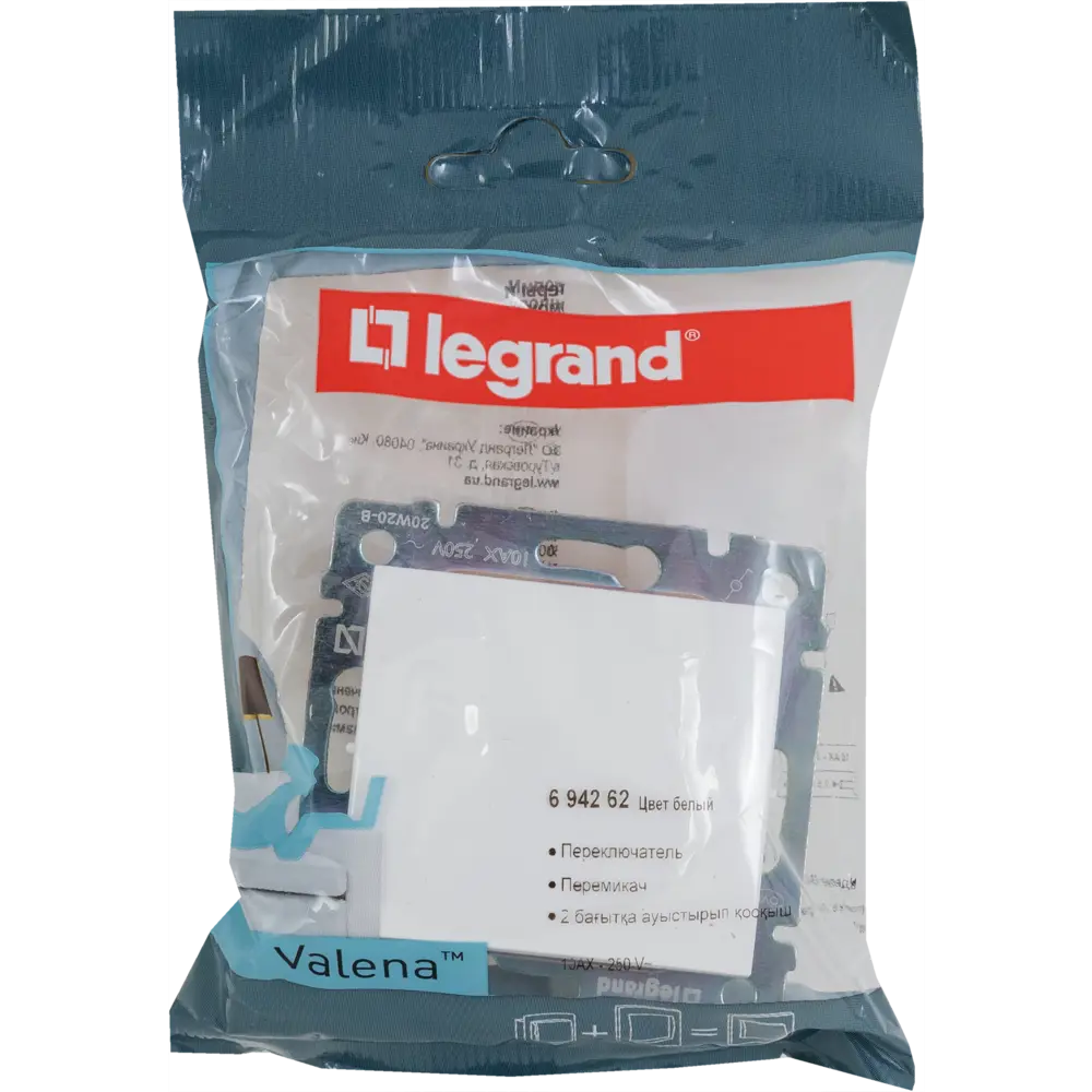 Переключатель Legrand Valena Classic одноклавишный белый для скрытого монтажа 10319824 STLM-0000424 - Вид №5