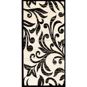 Ковер полипропилен Лагуна D160 KS 80x150 см цвет черный