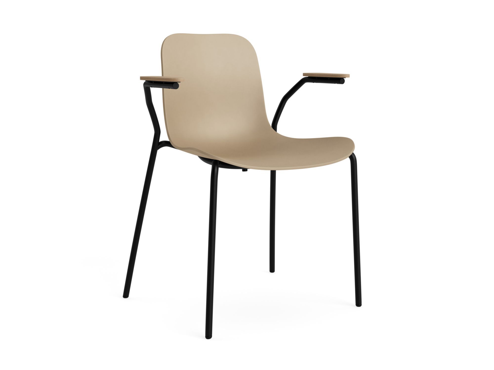 Пластиковый стул с подлокотниками NORR11 Langue ARCH-00132165 - Вид №3