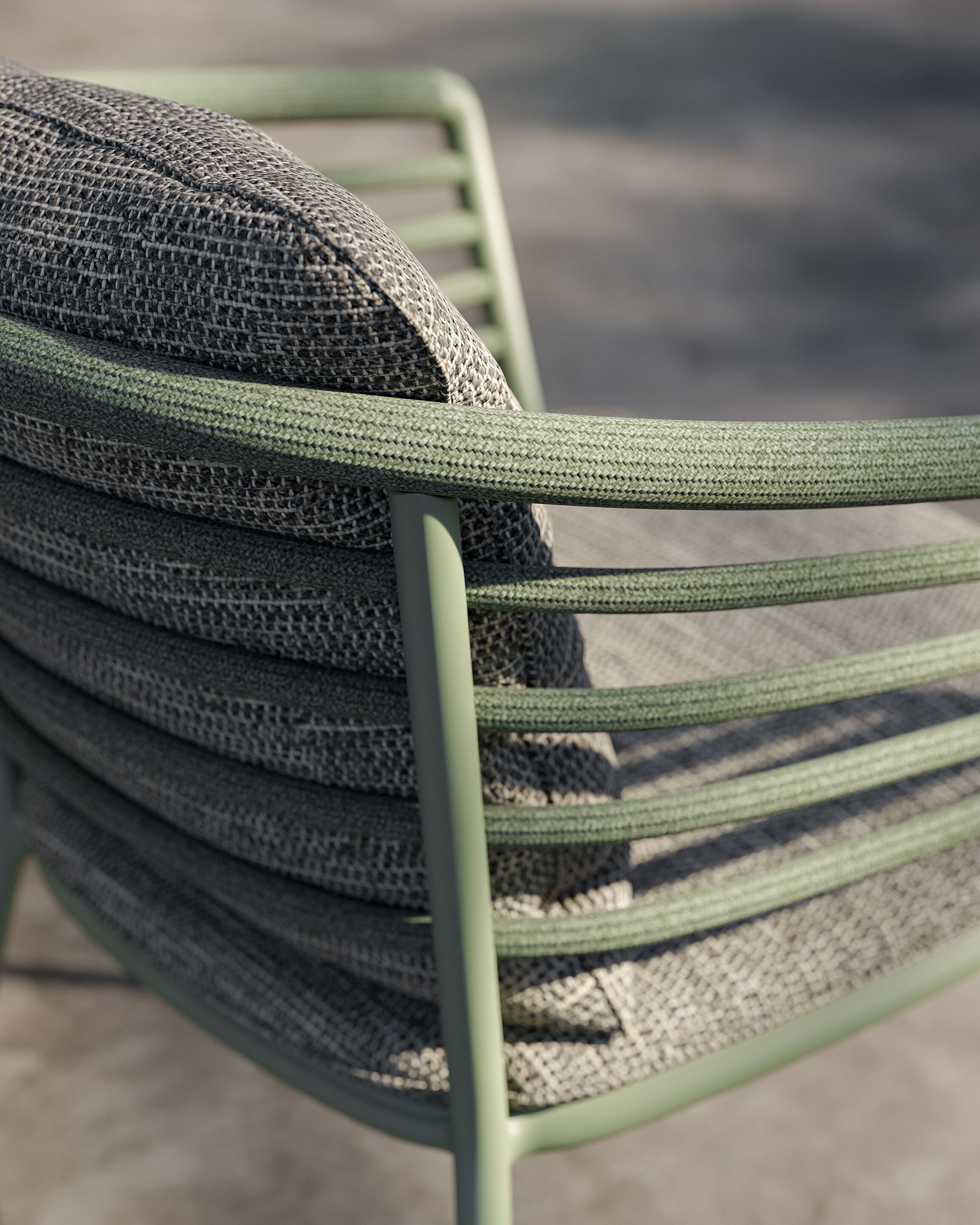 Алюминиевый садовый стул с подлокотниками Royal Botania Archy ARCH-00101924 - Вид №15