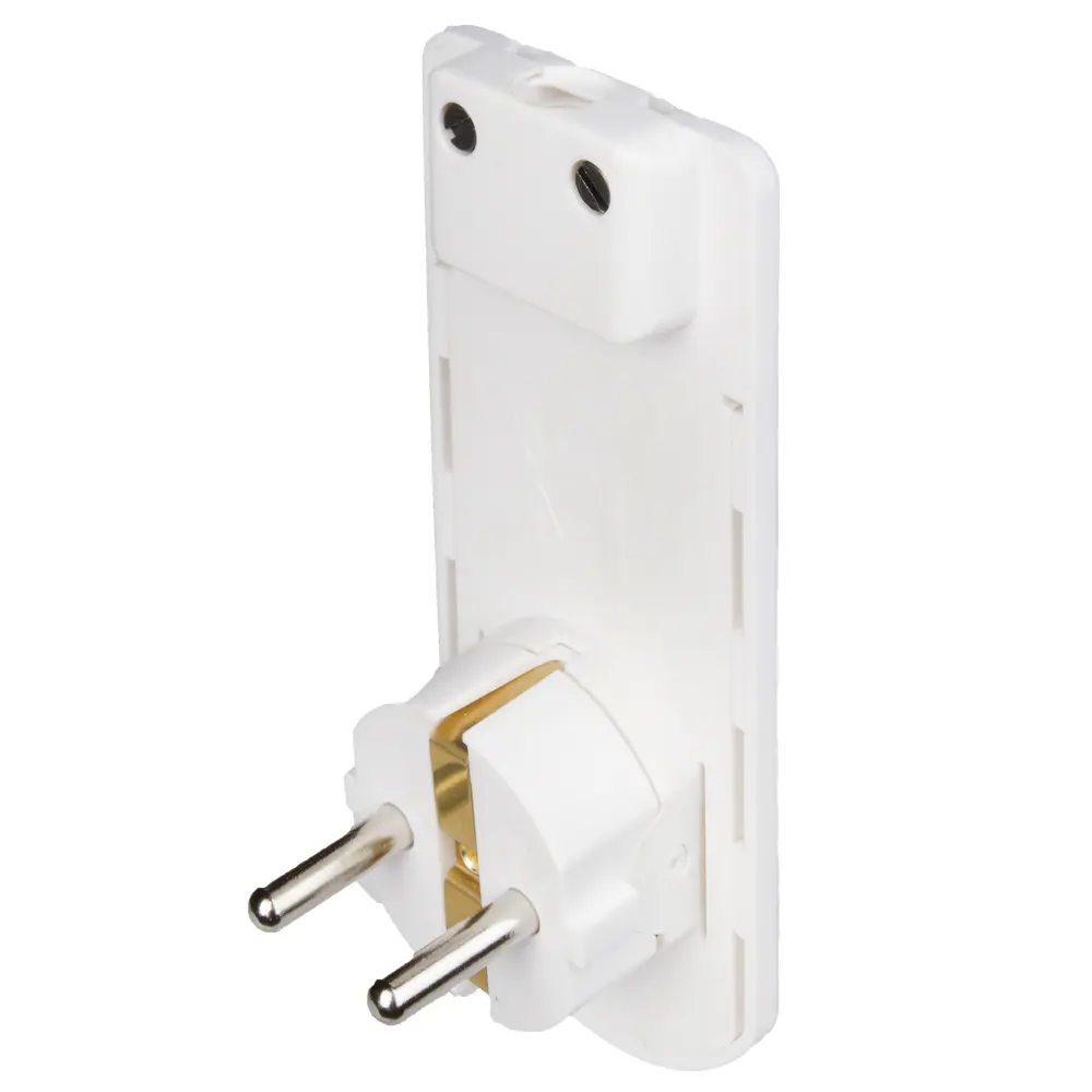 Евровилка «Зашкаф» 220 В цвет белый LUX STLM-2160018