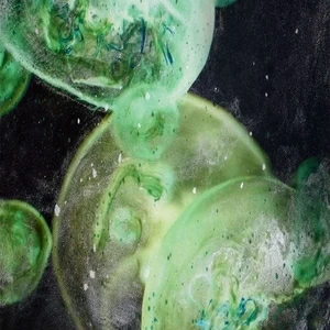 Арт-панель на холсте Alex Turco Underwater Green Poison Dark