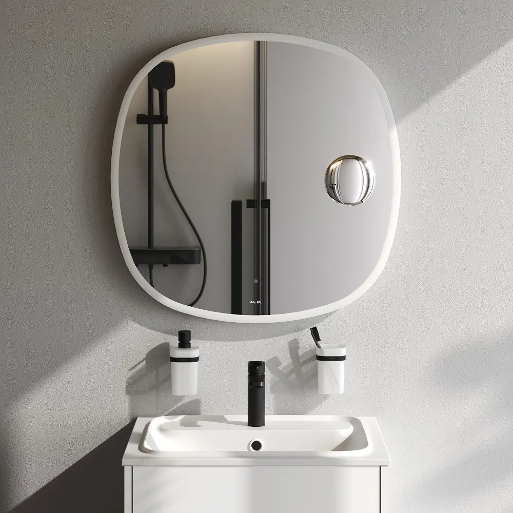 Зеркало для ванной AM.PM Moxie 75x75 см с подсветкой STLM-2166821 - Вид №6