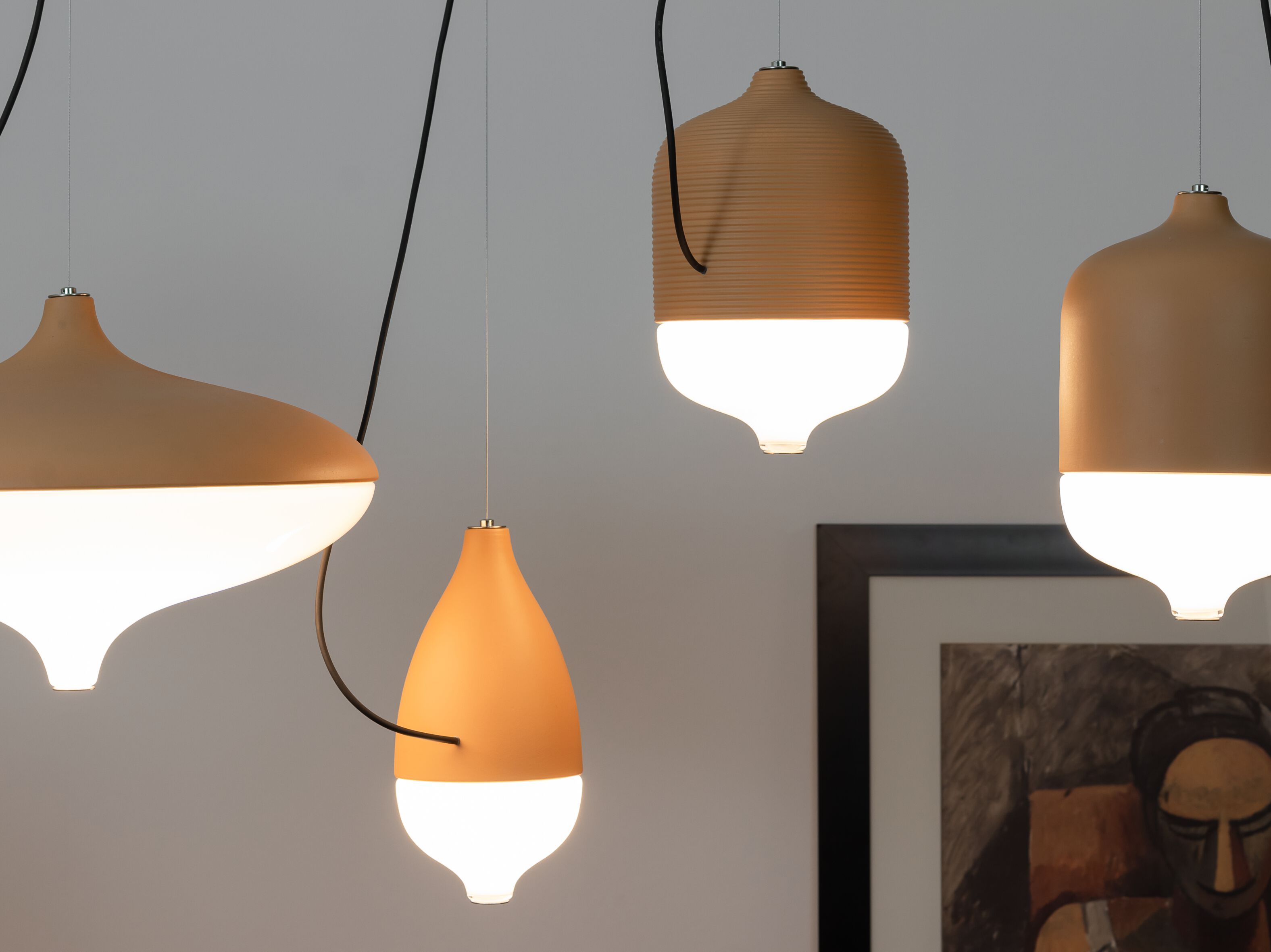 Керамический и стеклянный светодиодный подвесной светильник Hind Rabii T-Cotta ARCH-00039408 - Вид №6