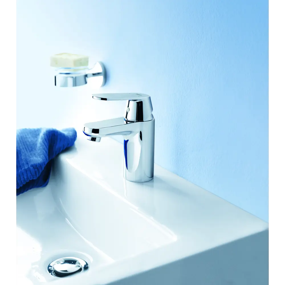 Смеситель для раковины Grohe Eurosmart Cosmo S однорычажный цвет хром Eurosmart Cosmopolitan STLM-2103141 - Вид №8