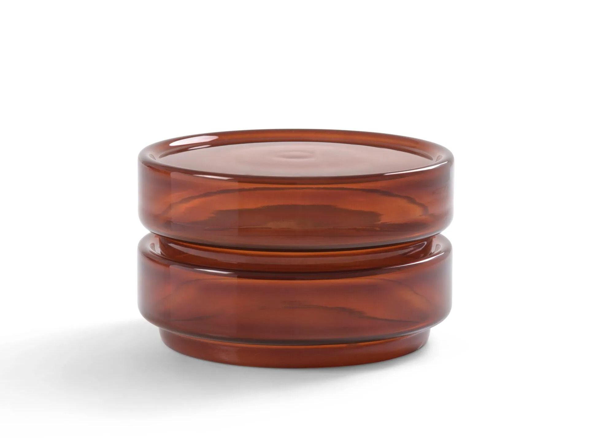 Низкий круглый журнальный столик из дутого стекла Billiani STACK 880 ARCH-00036354 - Вид №4