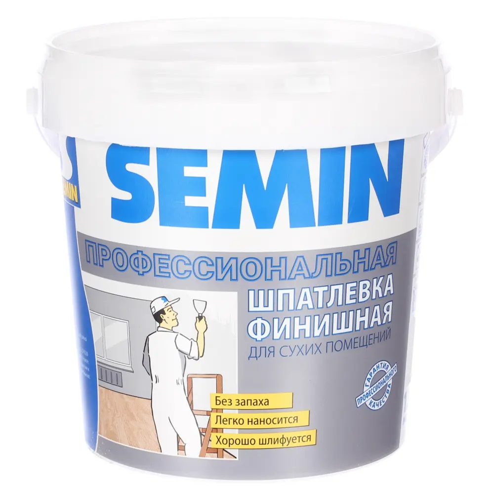 Шпатлевка финишная для сухих помещений Semin 1.5 кг STLM-2041648