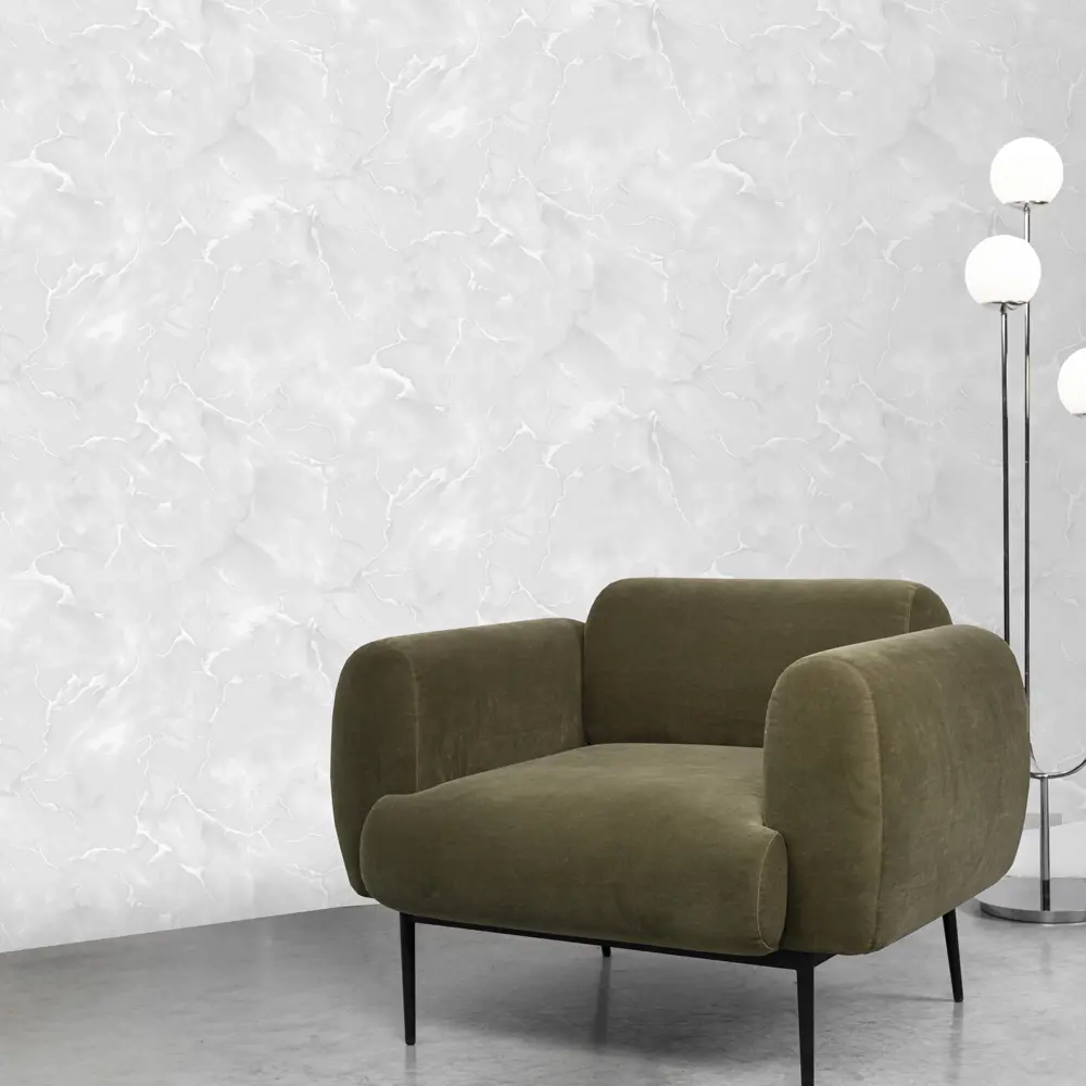 Флизелиновые обои Erismann Levita с каменной текстурой, светло-серые 89426011 STLM-1575779 - Вид №4