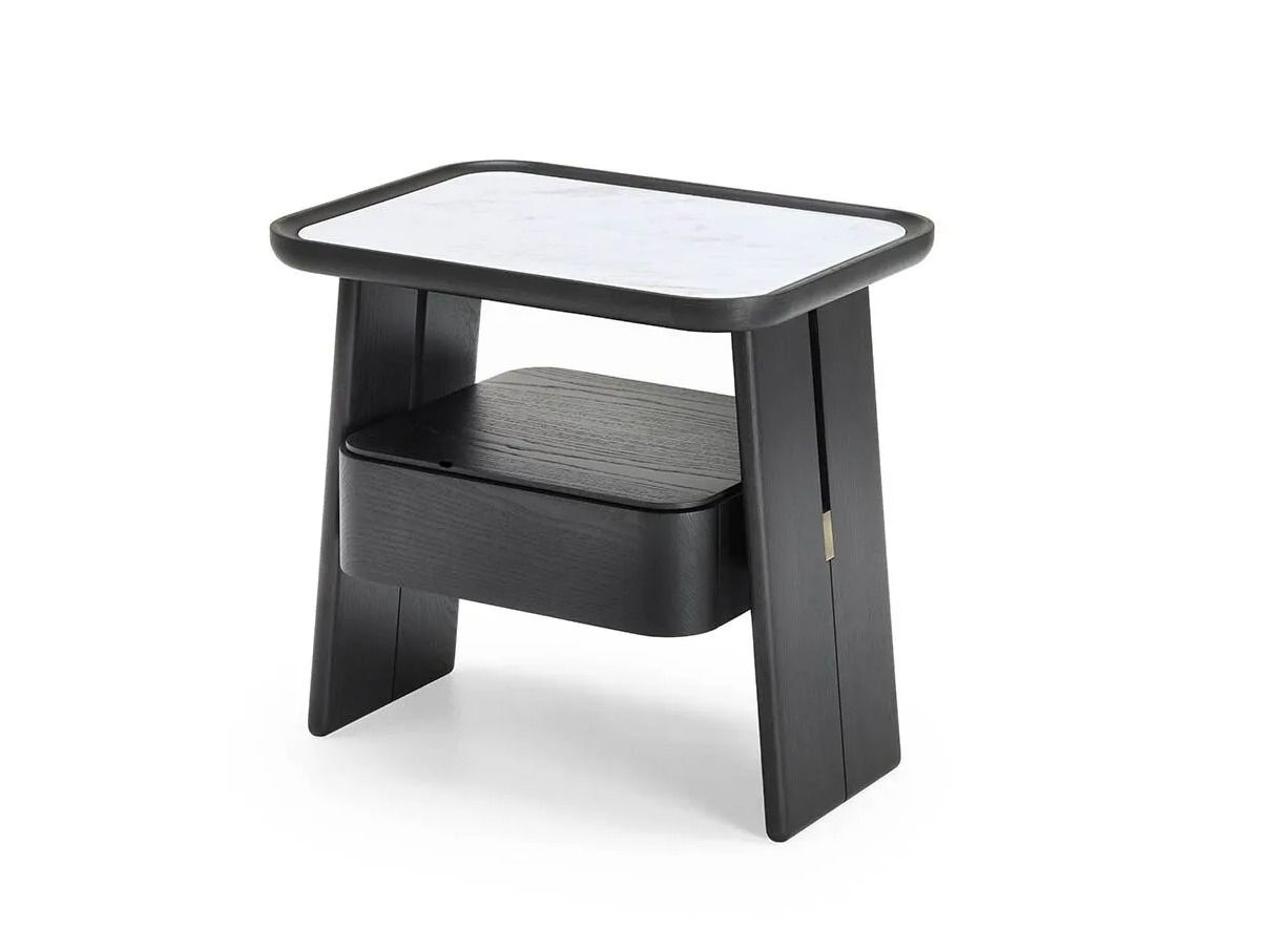 Деревянная тумбочка Poltrona Frau коллекция-мебель и аксессуары ARCH-00023968