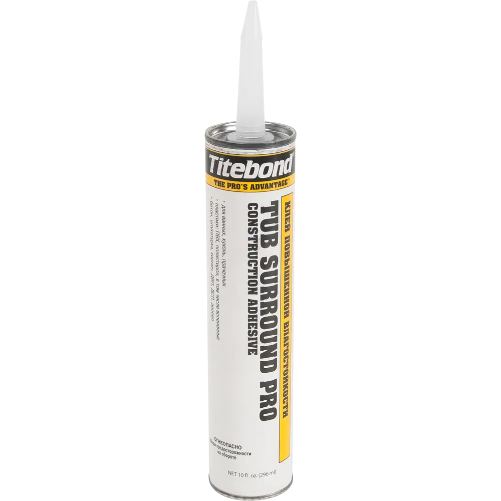 82245536 Клей монтажный Titebond «Tub Surround Adhesive» влагостойкий цвет светло-бежевый 296 мл STLM-0022955